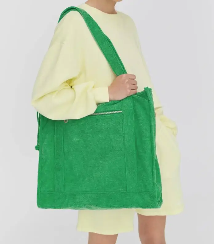 tote bag made of towel fabric towel bag