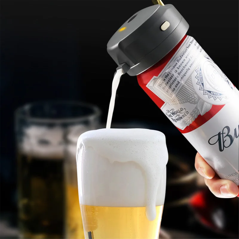 Hot Selling portable beer dispenser foam maker - converts basic Canned beer to delicious tasty beer with ultra fine foam