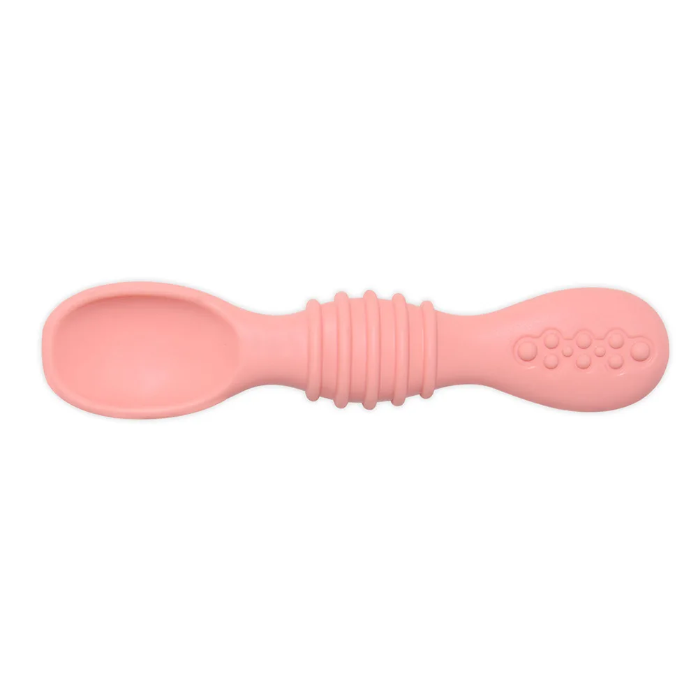 High quality silicone feeding spoon newborn silicone spoons food grade silicone spoon