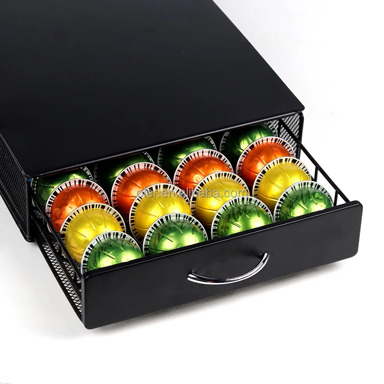 K-cup Storage Drawer Coffee Capsule Organizer Coffee Pod Storage Drawer Holder for Capsules