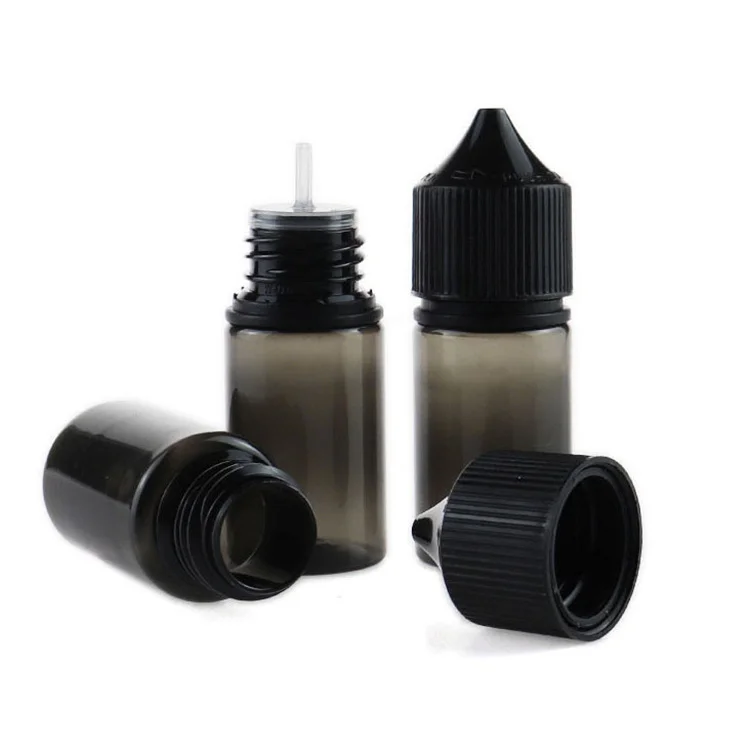 10ml 15ml 30ml 50ml 60ml 100ml 120ml liquid plastic PET dropper bottle juice bottle V3 dropper bottle with child proof cap