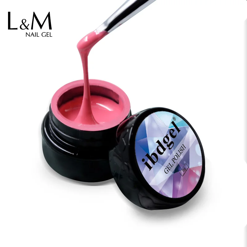 ibdgel Arrival gel polish pure color decor UV soak off gel nailart