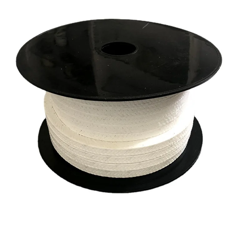 Factory direct sale  Water Pump Gland Packing Seals White Pure Ptfe Braided Packing