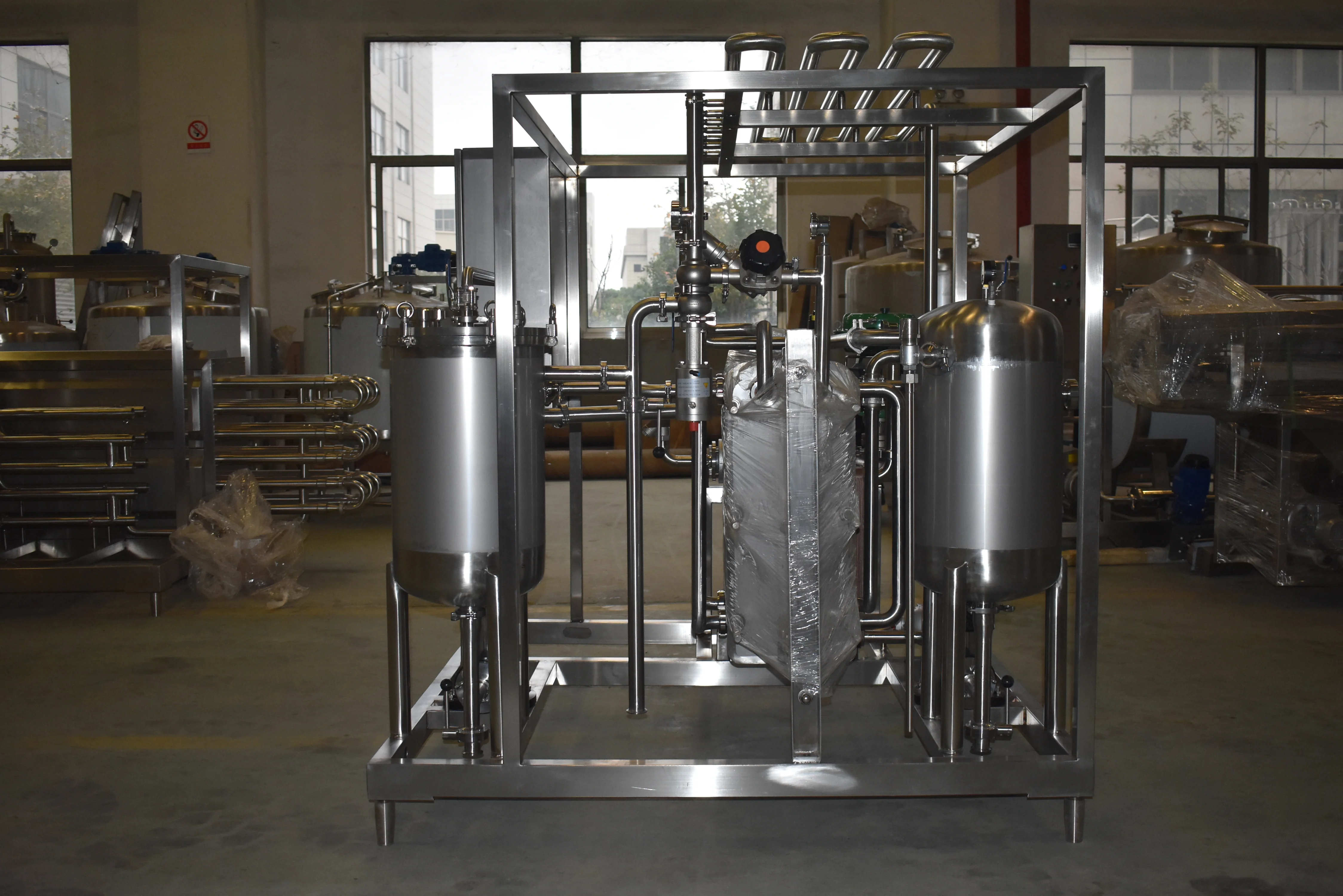 Vegetable Juice Plate Sterilizer Machine Fruit Juice Pasteurization Machine