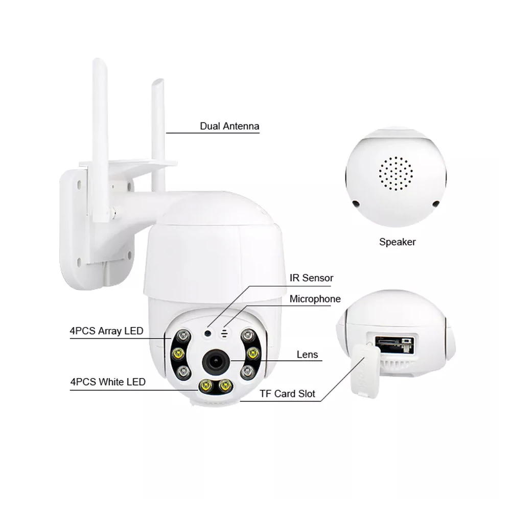 Good Selling Home Security System Wireless Device Surveillance Indoor Cctv Camcorder 360 Degree Wifi Camera