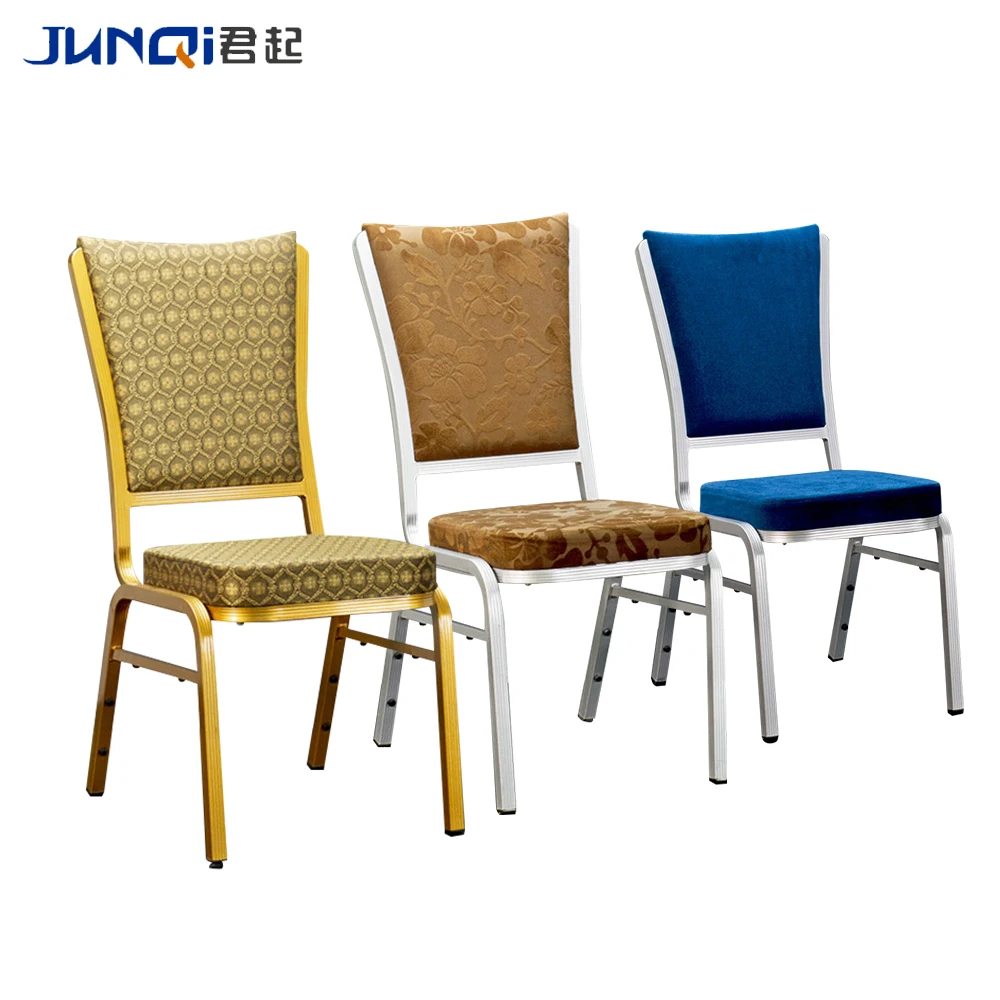 Modern design cheap aluminum stacking banquet chair aluminum chair for sale