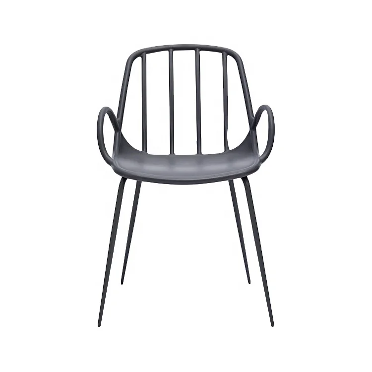 New Style Modern Leisure Metal Dining Chairs Cafe Restaurant For 1 People