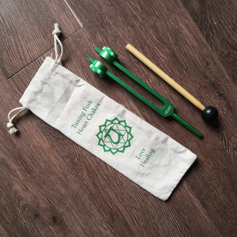 OM YOGA HEART CHAKRA 136.1 HZ TUNING FORK SETS FOR SOUND HEALING THERAPY