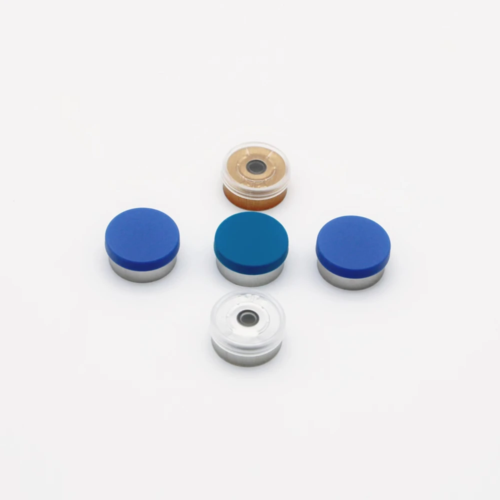 OEM customized 13mm 15mm  aluminium plastic caps