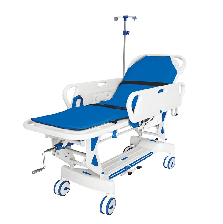 YSENMED YSHB-KX857 Medical Manufacture patient transfer trolley transport stretcher transfer trolley hospital bed