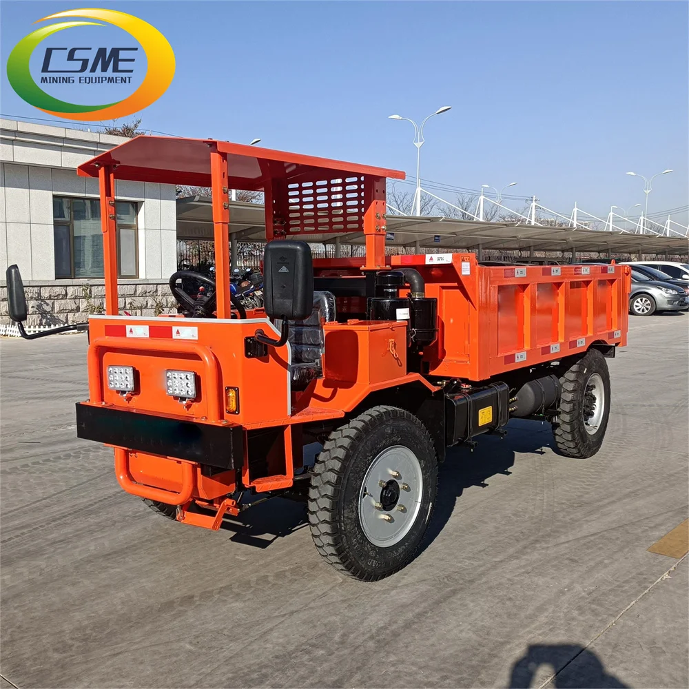 Four-Wheels Affordable/Made in China/Electric Diesel Mining Mini Dumper for Tunnel