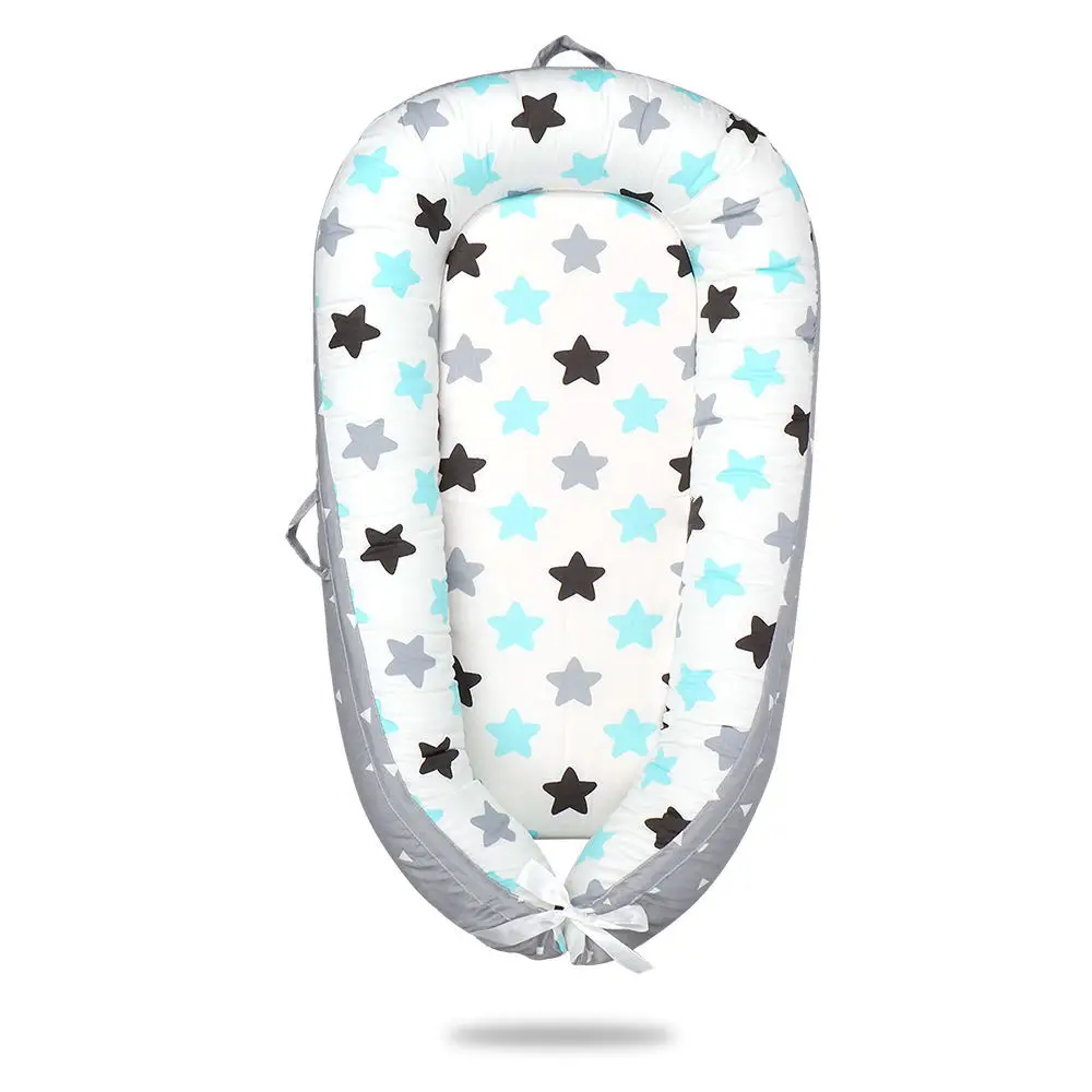 Wholesale customized 100% Cotton Backpack Baby Nest Bed Cribs Portable carring with pillow