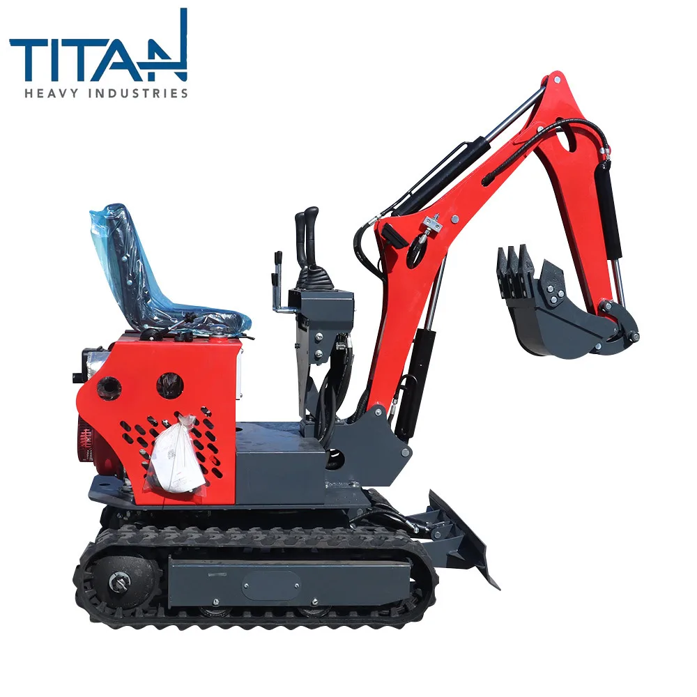 China Famous Mini Crawler Excavator TE08 0.8ton New Construction Equipment with Best Price Free Shipping Bucket Pump Motor Koop