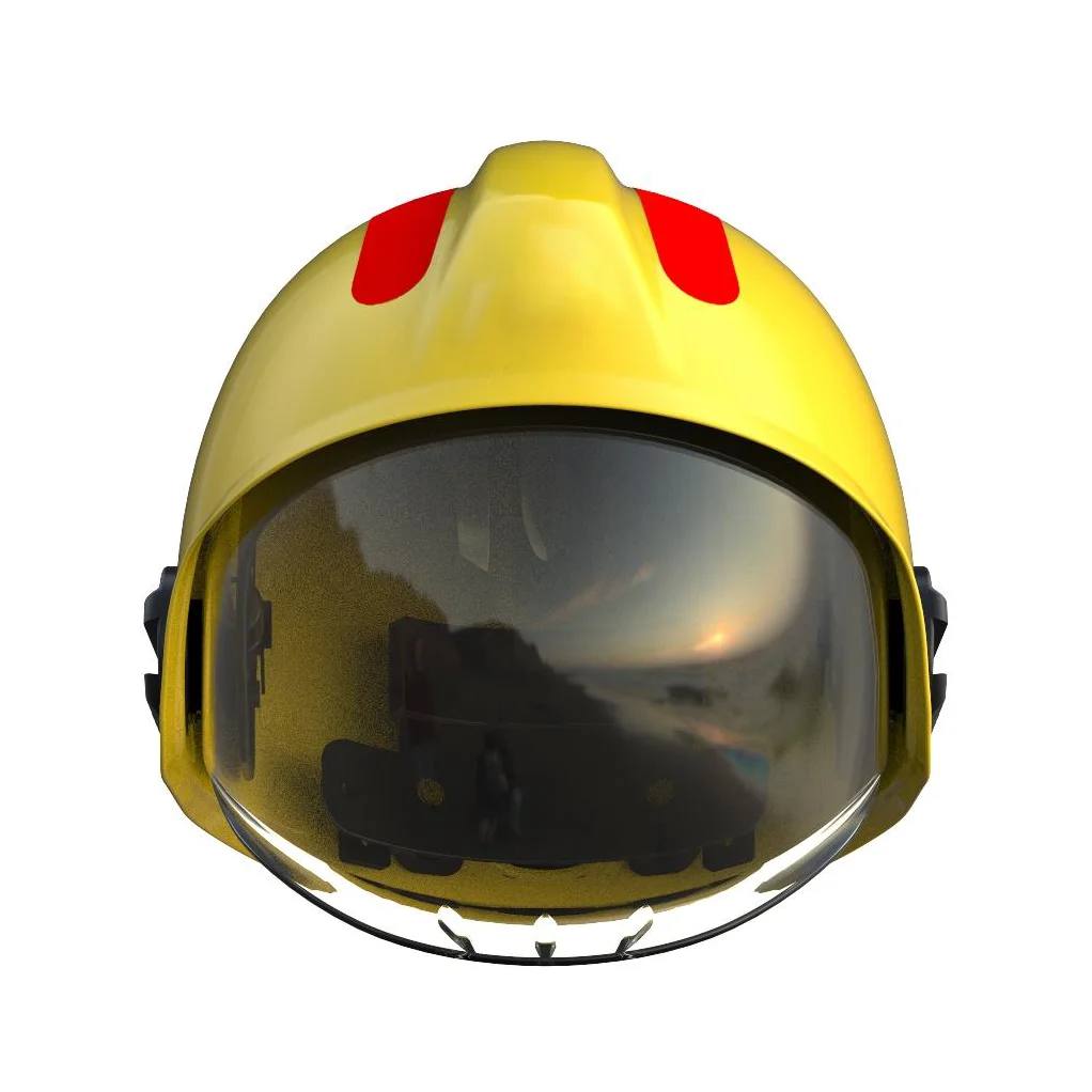 The Hat Is Made of Carbon Fiber Material to Prevent Fire and Lightweight for Convenience Safety