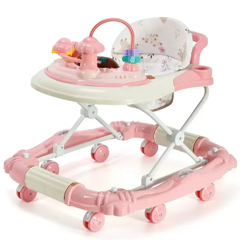 Andaderas Para Bebes Baby Push Walker Sit-To-Stand Learning Walker Kids Rocking Function Baby Walker With Wheels And Seat