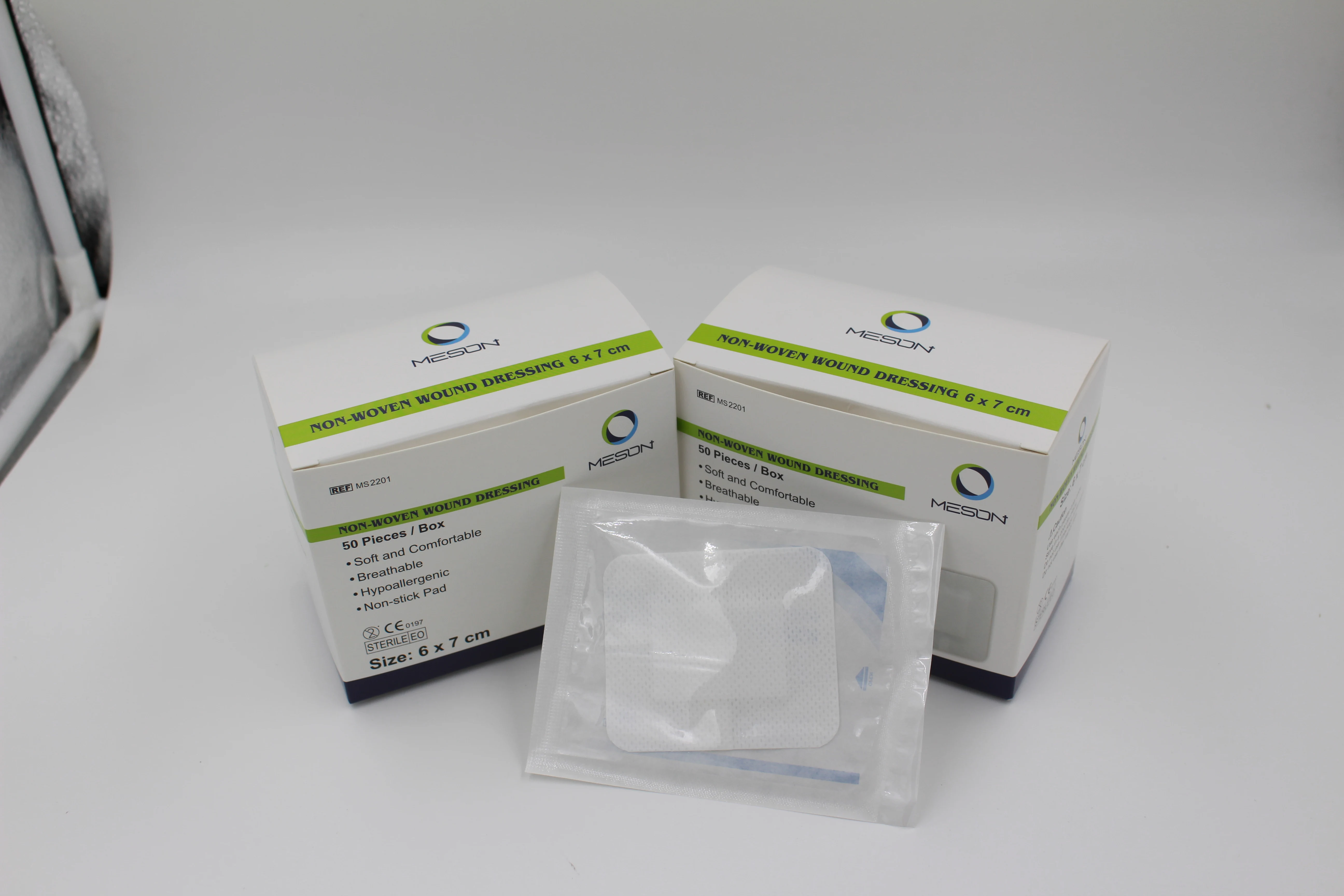 soft innovative wound care sterile adhesive meidical consumables non woven wound dressing factory supplier