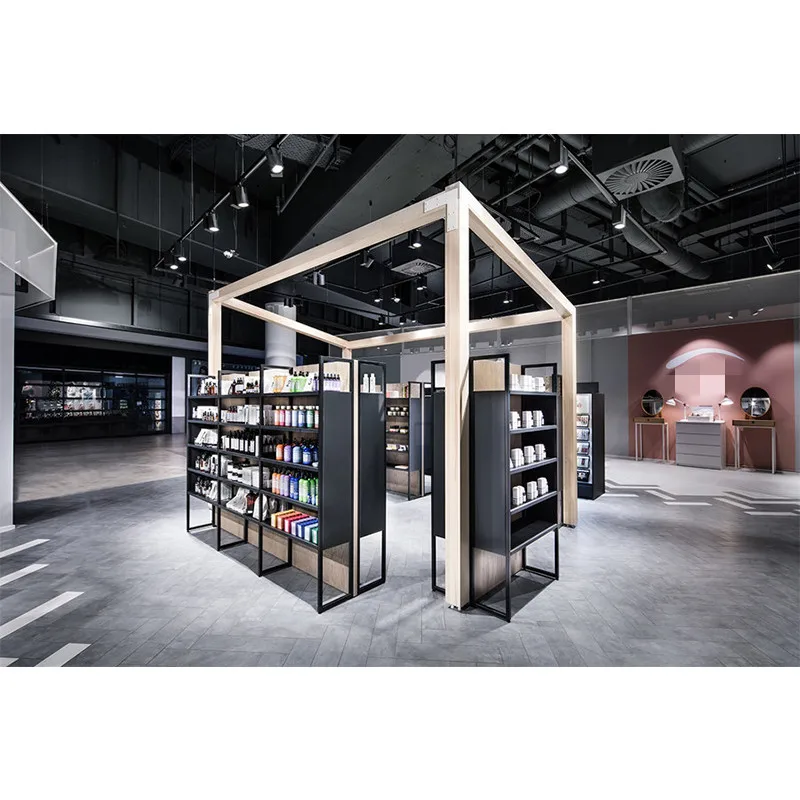 LUX Store Design High Quality Pharmacy Shelving Furniture For Pharmacy Interior Design For Sale Display Shelf