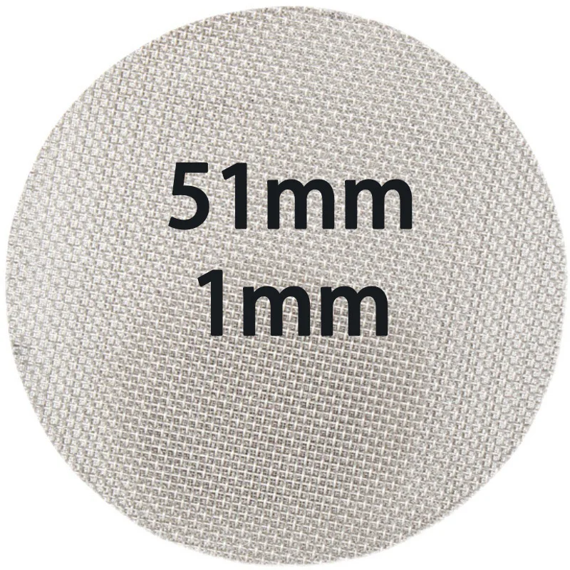 51 MM 53MM 58 MM Stainless Steel Sintered Mesh Coffee Filter Disc