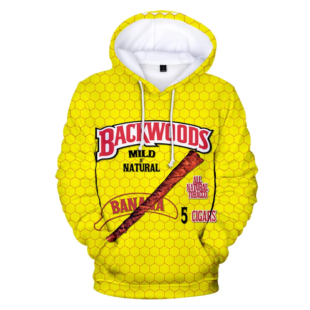 Amazon hot sale new designs 3d printed fleece backwoods hoodies factory wholesale backwoods sweatshirt hoodies in stock