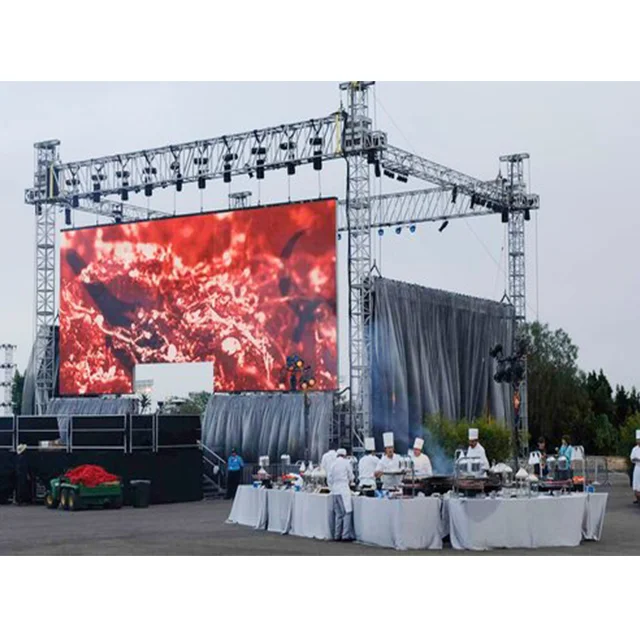 yake display full color hd video tv big large outdoor display led board p3.9 price led screen pane