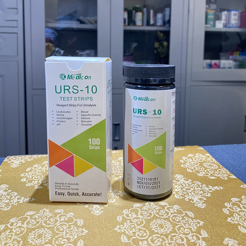 medicon urinalysis 10 urine test strips  Urine 10 parameters urine testing equipment orina equipos de prueba