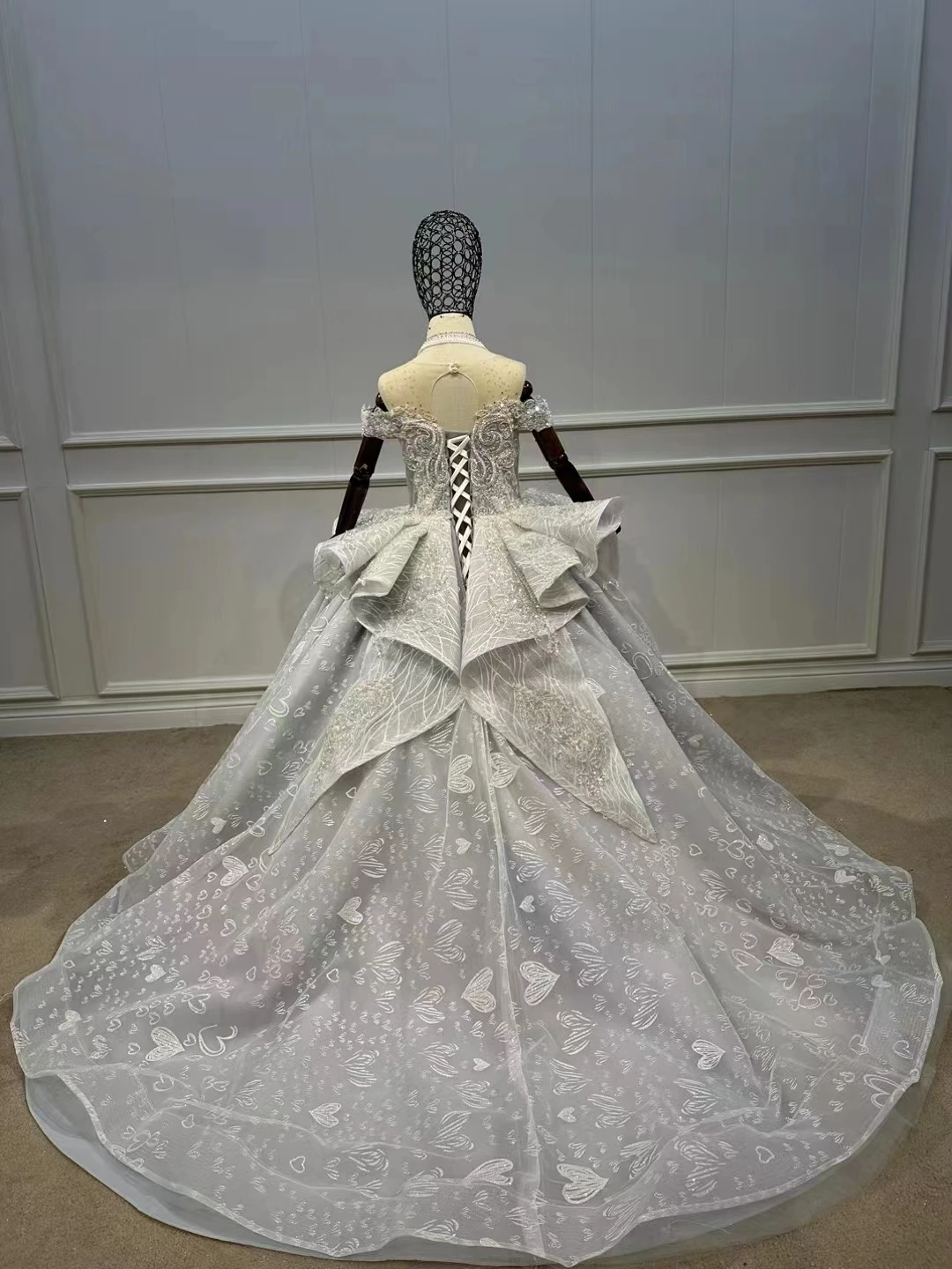 QUEENSGOWN Latest Party Wear Dresses for Litte Girls Little Girls Birthday Gowns Flower Girl Dresses for Wedding