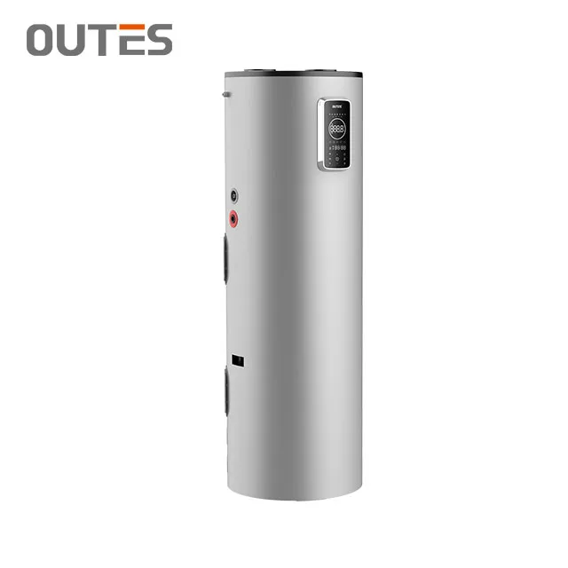 High COP Sanitary Air Source Heat Pump Water Heater with Enamel Tank