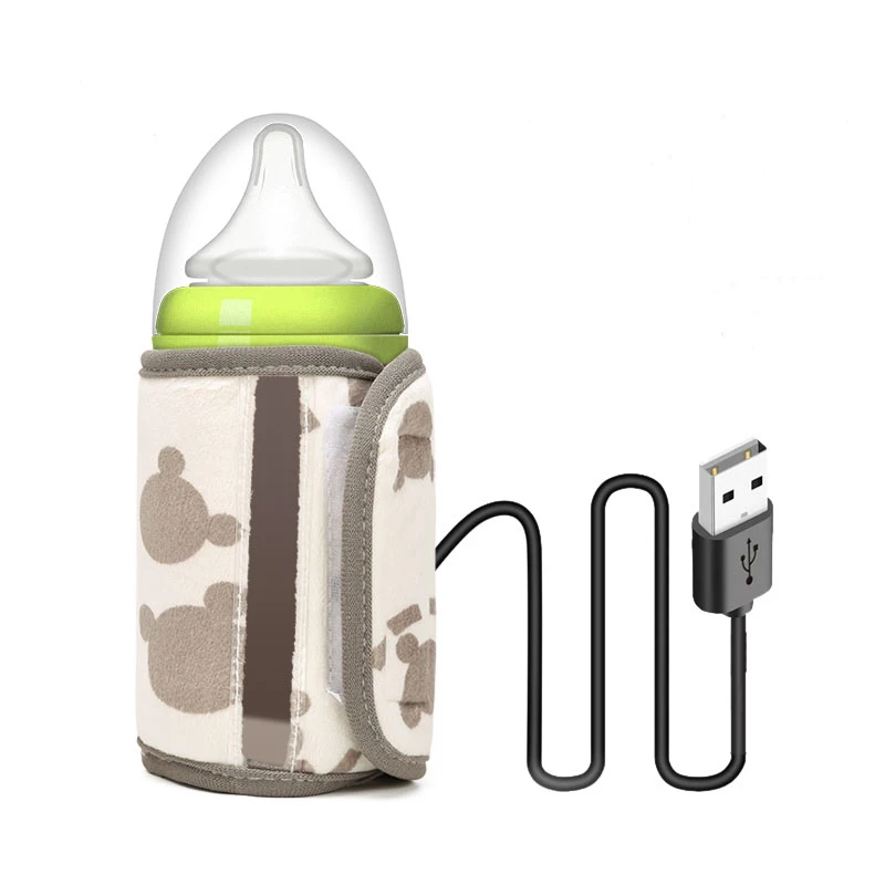 China Supplier Thermal Waterproof Insulated Travel Milk Portable USB Baby Bottle Warmer