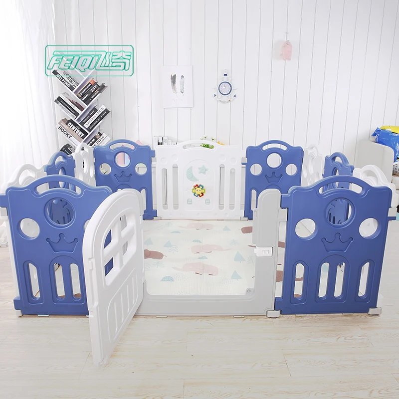 
Hot sale plastic baby safety playpen baby play yard with gate at cheap price 