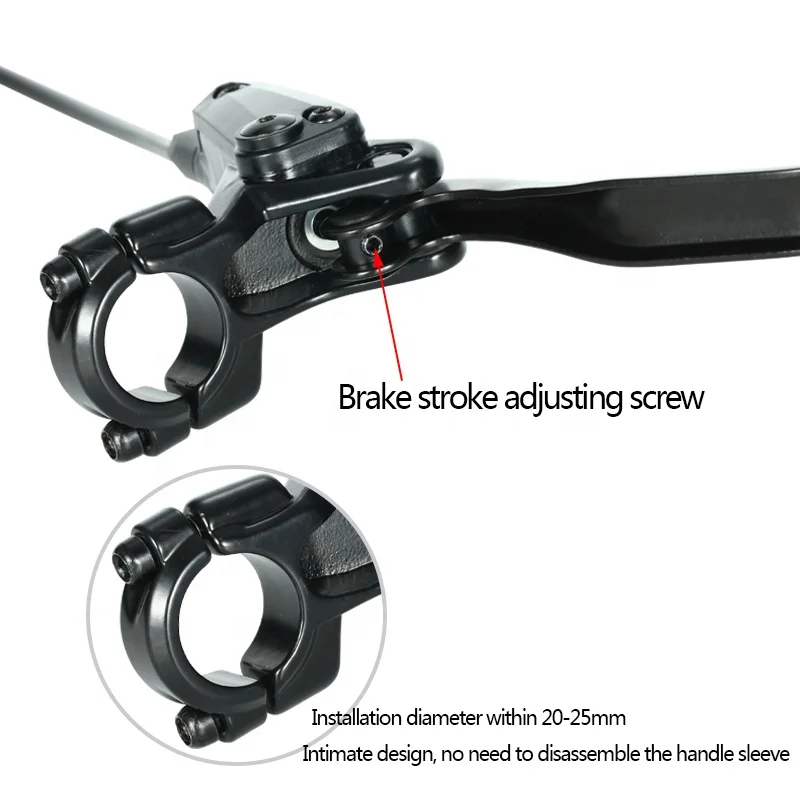 OEM customization 2 pistons bike oil brake MTB disc brake Hydraulic disc bicycle brake