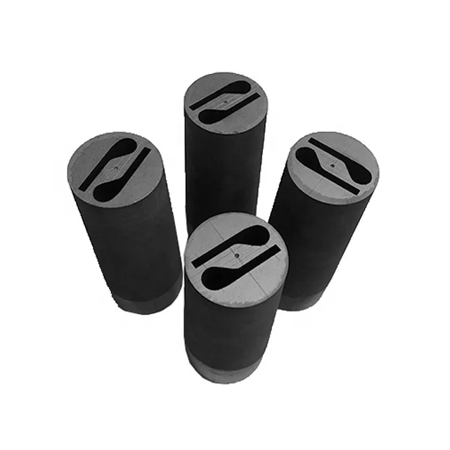 In stock brass casting furnace graphite mold graphite crucible