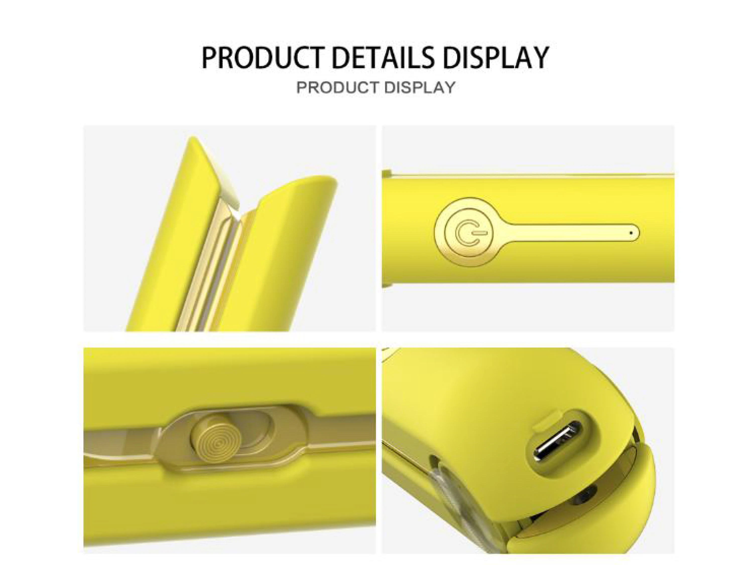 usb mini rechargeable hair straightener