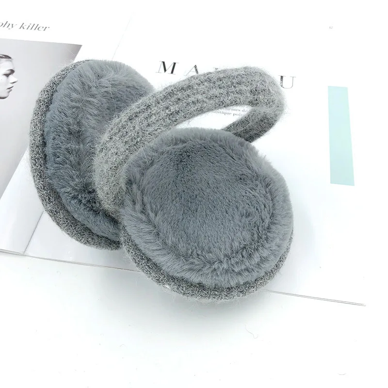 Winter hamburger earmuffs protection ear warmer foldable warm headband ear muffs cover