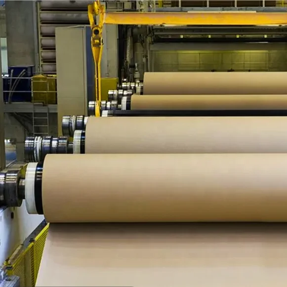 Production of brown flame retardant kraft paper used for making cooling pad materials Flame retardant wet curtain base paper