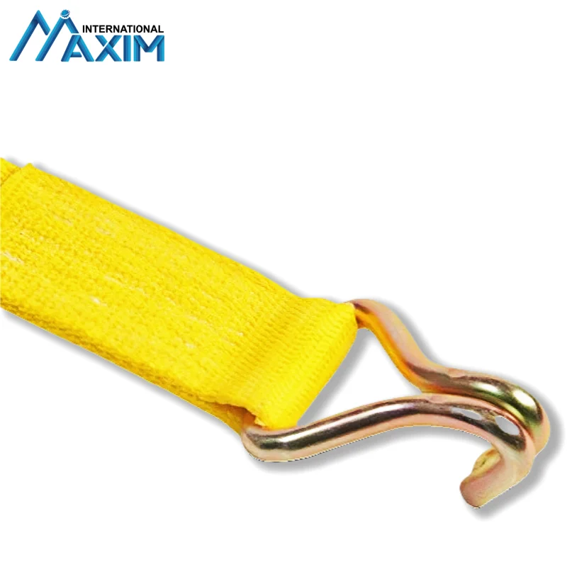 Yellow Galvanized 5025 Snap Hook For Webbing Strap