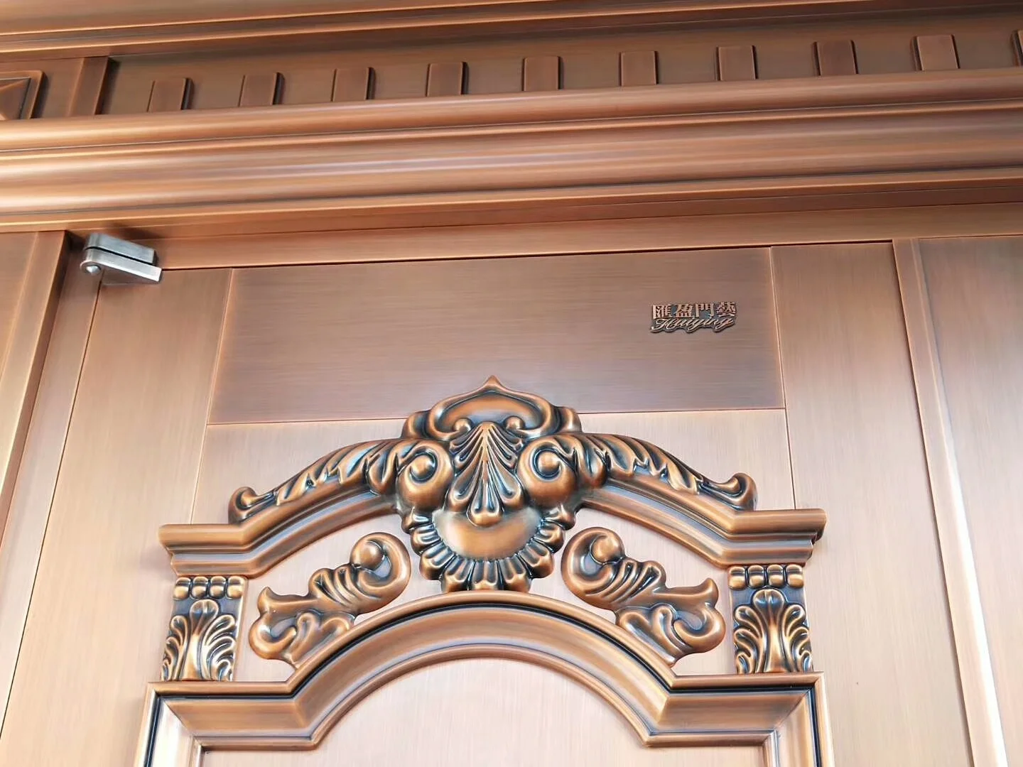 Luxury copper material high quality latest house main gate designs