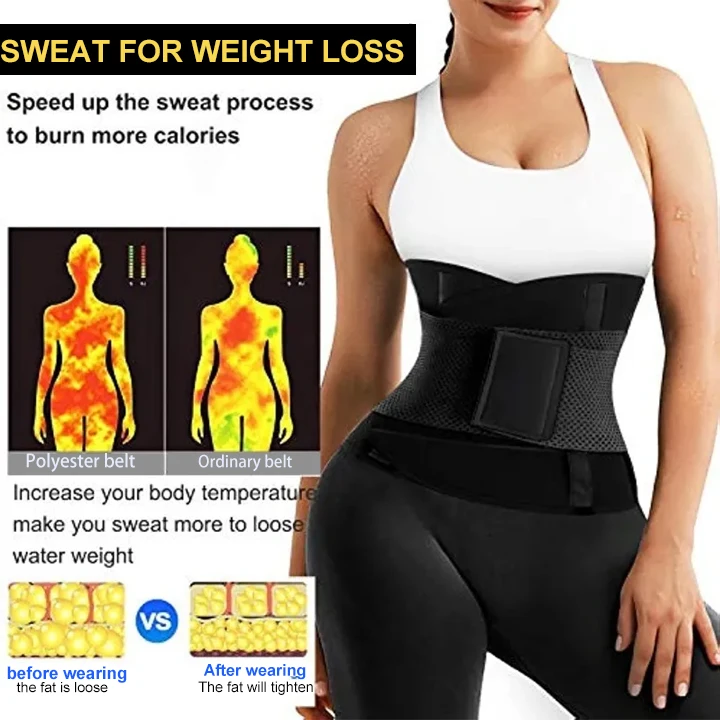 Woman Waist Trainer Body Shaper Slimming Belt Sheath Belly Tummy Control Sweat Shapewear Workout Gym Clothes Corset Underwear