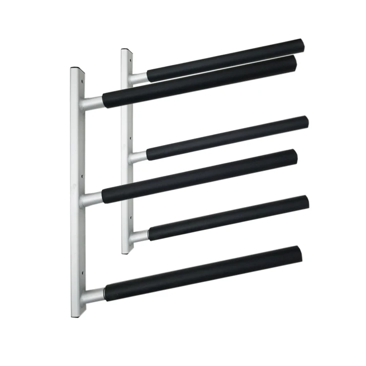 Aluminum Paddle Board Wall Mount Storage Garage Stand Up Surfboard Surf Racks For Wall