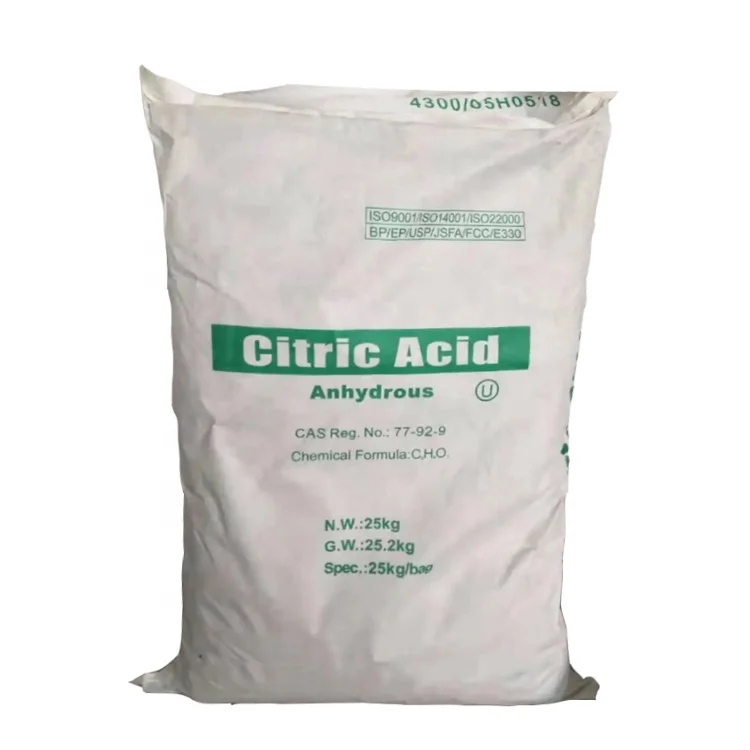 Пищевые добавки Bp USP лимонная кислота безводная