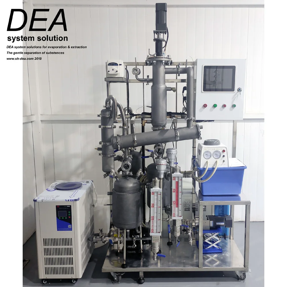 DEA-BML- 10 thin film evaporator manufacturer solvent removing film evaporator Stainless Steel Wiped Film Evaporator