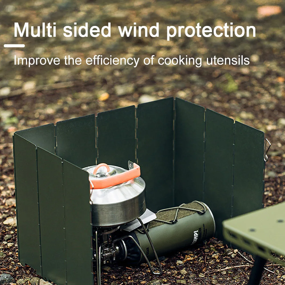 Jetshark Gas Stove Enclosure Gas Foldable Portable Outdoor Camping Windproof Board