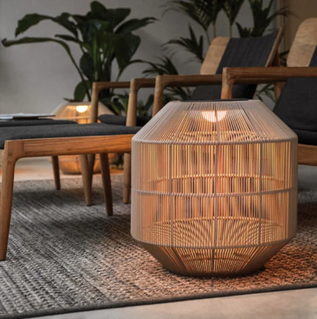 G-2017-JDK  New product launch decorative 12 watt led rattan art indoor and outdoor garden garden atmosphere lawn lamp