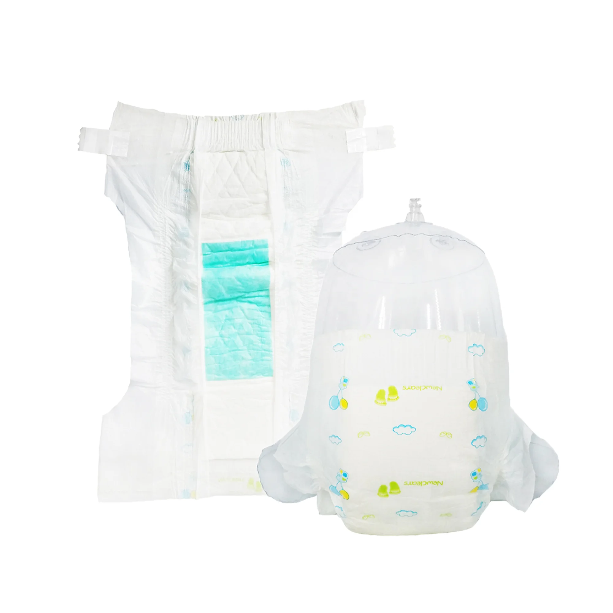 Wholesale disposable high quality waterproof super absorbent baby diapers