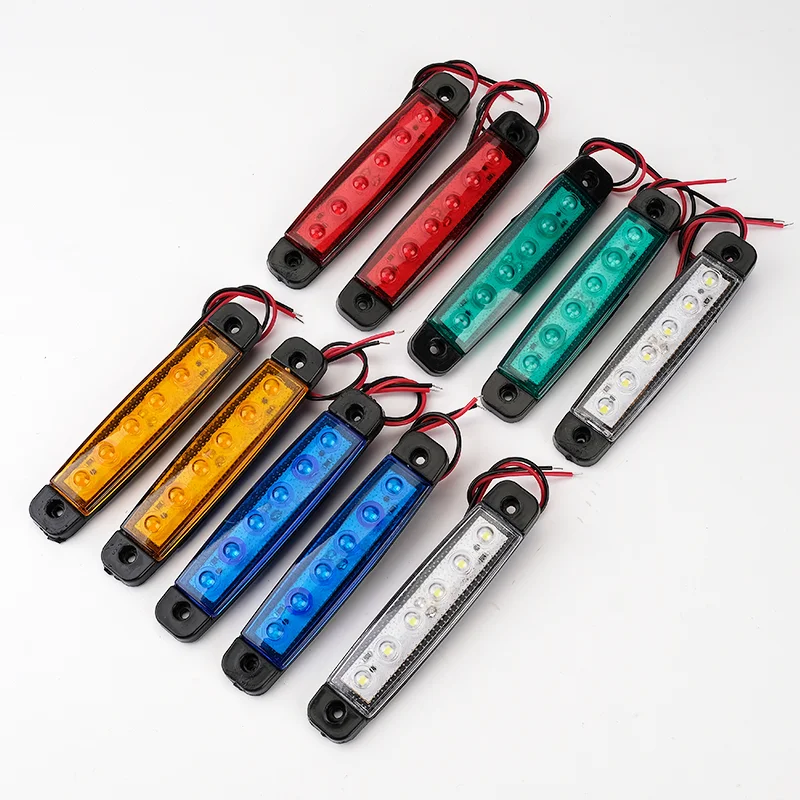 Wholesale waterproof ABS 12-24v led side marker light for heavy truck
