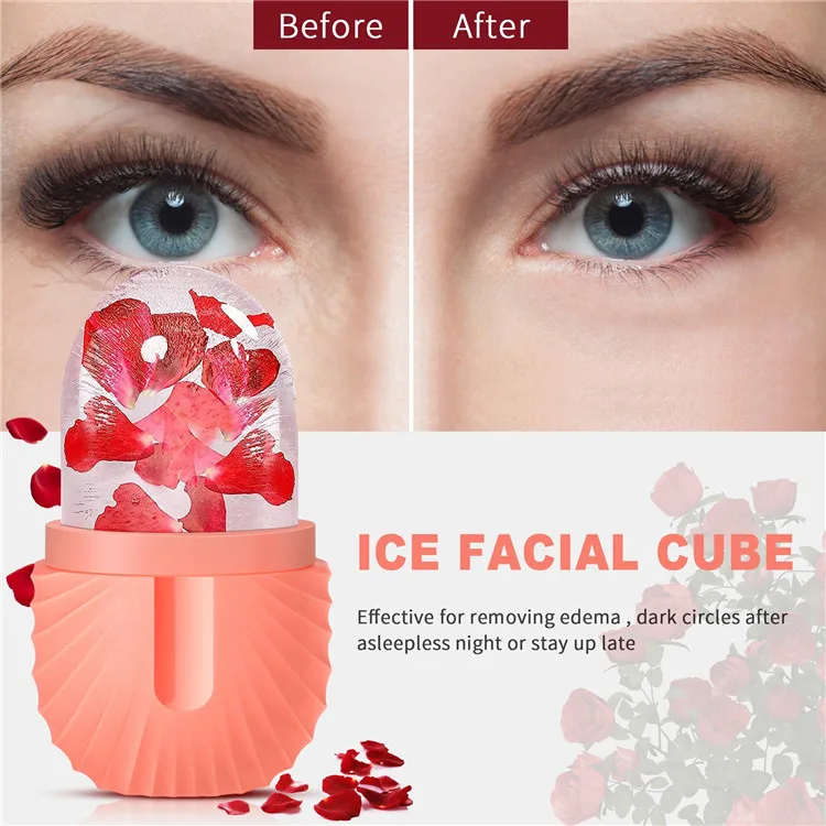 Skin Care Tool Massage Therapy Cube Shrink Pores Ice Facial Cube Facial Beauty Ice Roller for Face and Eye