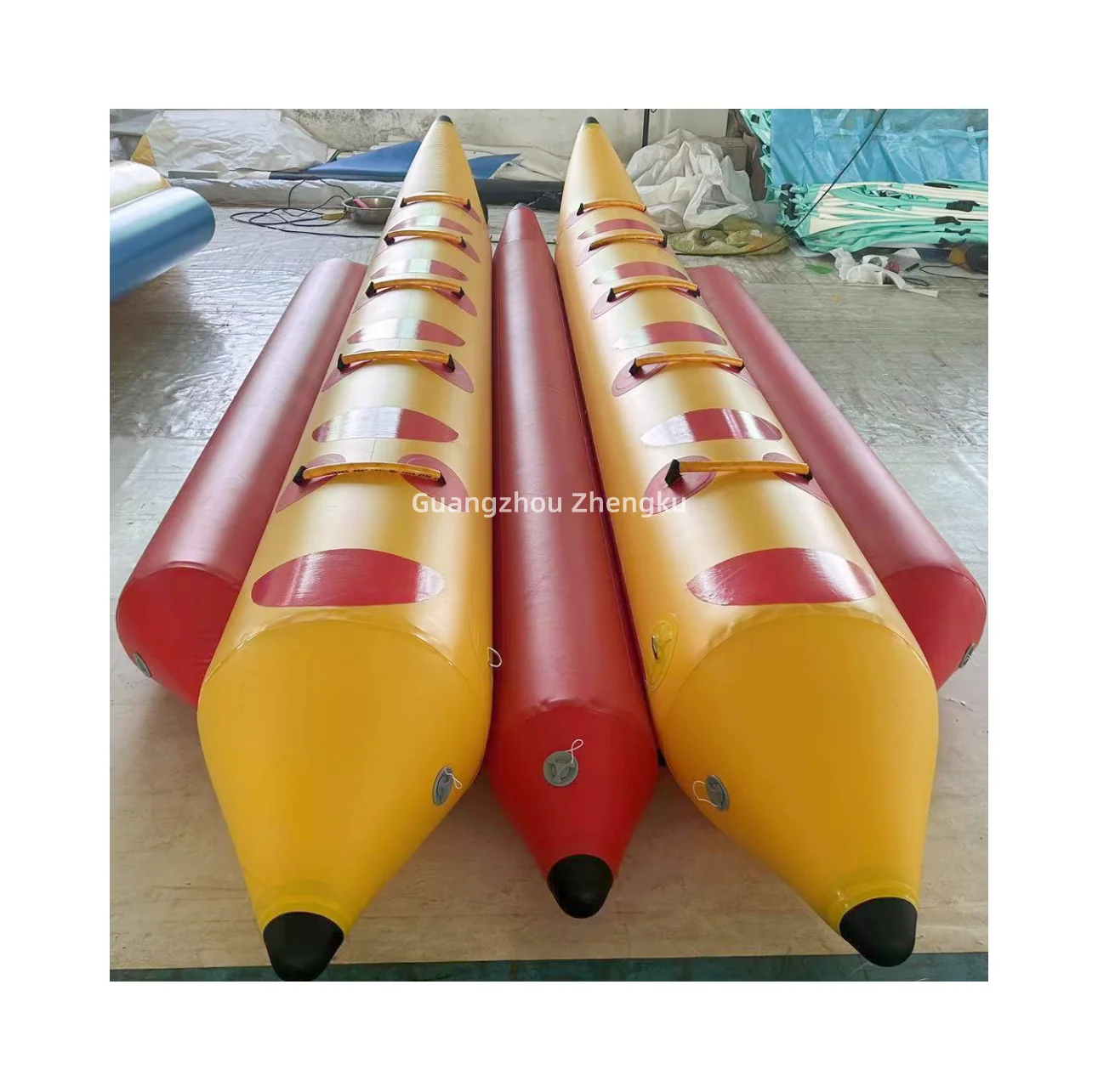 Оптовая продажа игрушка для водных игр 10 мест буксируемая трубка водяная лодка-банан надувная Рыба озера/океана/пляжа