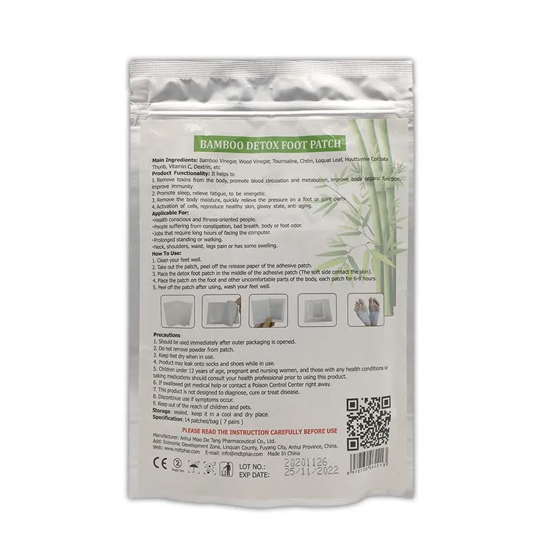 Most Sold Product Bamboo Vinegar Detox Foot Patch