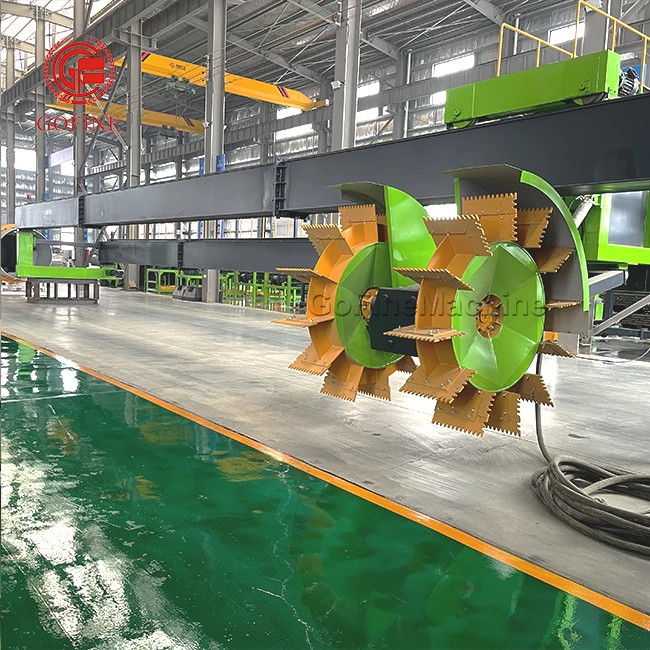 Energy saving paddle type bio organic fertilizer compost machine