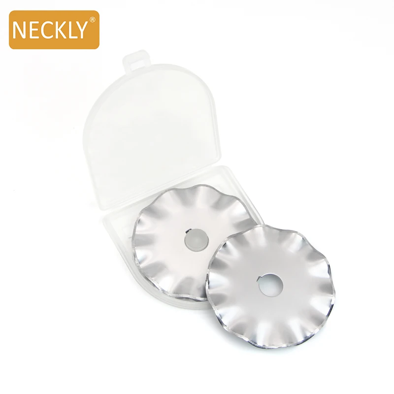 Stainless Steel Blades Cheap Promotional Paper 45mm Leather Plastic Handle Rotary Cutter Blades