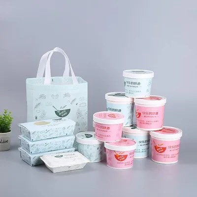 Food Grade Brown Kraft Paper Bowl Paper Bowl Custom Salad Bowl